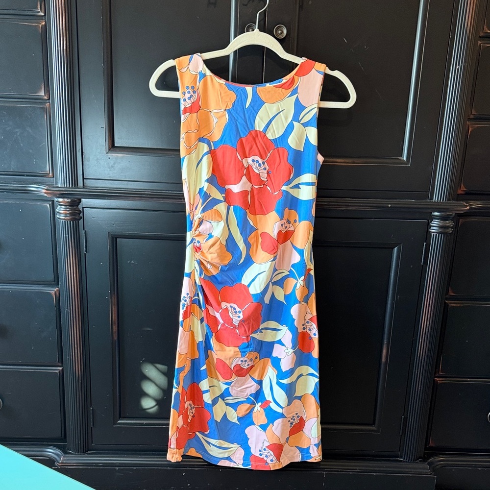 J. McLaughlin x Dillard's Floral Sleeveless Dress - Multicolor Women's XS